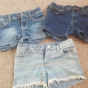Girls denim shorts